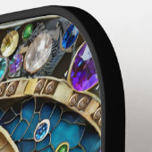 Zodiac - Fische Fischjin und Yang Pickleball Schläger (Linke Seite)