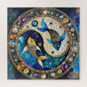 Zodiac - Fische Fischjin und Yang Puzzle (Horizontal)