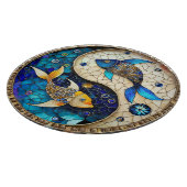 Zodiac - Fische Fischjin und Yang Schneidebrett (Ecke)