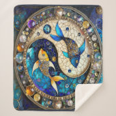 Zodiac - Fische Fischjin und Yang Sherpadecke (Vorderseite)