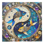 Zodiac - Fische Fischjin und Yang Würfel (Vorderseite)