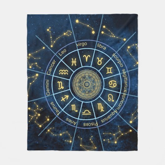 Zodiac Fleece Blanket (Vorderseite)
