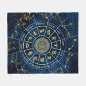 Zodiac Fleece Blanket (Vorderseite (Horizontal))