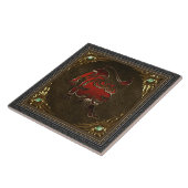 Zodiac-Fliese - Löwe Fliese (Seite)