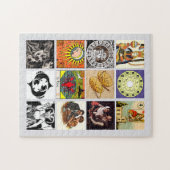 Zodiac Fortune Teller Tarot Card Kunstsammlungen Puzzle (Horizontal)
