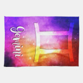 Zodiac : Gemini Candy Space Geschirrtuch (Horizontal)