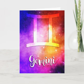 Zodiac : Gemini Candy Space Karte