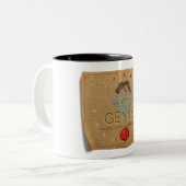 Zodiac - Gemini - Coffee Mug Zweifarbige Tasse (Vorderseite Links)