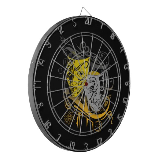 Zodiac - Gemini Dartscheibe (Vorderseite Links)