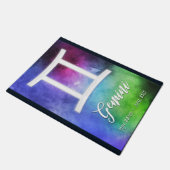 Zodiac: Gemini Daten Fußmatte (Schrägansicht)