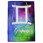 Zodiac: Gemini Daten Mittlere Geschenktüte (Vorderseite)