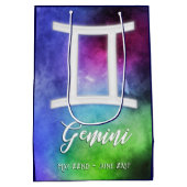 Zodiac: Gemini Daten Mittlere Geschenktüte (Rückseite)