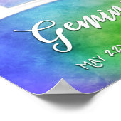 Zodiac: Gemini Daten Poster (Ecke)