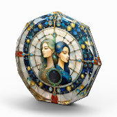 Zodiac - Gemini Die Zwillinge Fotoblock (Rechts)