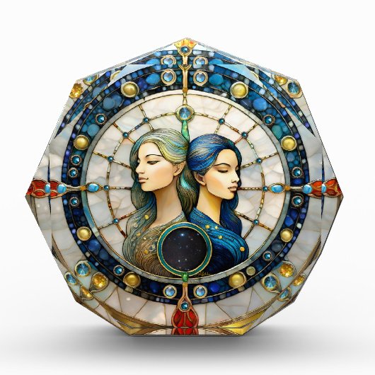 Zodiac - Gemini Die Zwillinge Fotoblock (Vorderseite)