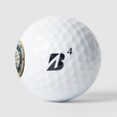 Zodiac - Gemini Die Zwillinge Golfball (Logo)