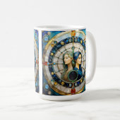 Zodiac - Gemini Die Zwillinge Kaffeetasse (VorderseiteRechts)