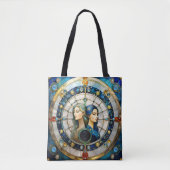 Zodiac - Gemini Die Zwillinge Tasche (Vorderseite)