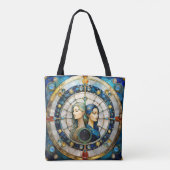 Zodiac - Gemini Die Zwillinge Tasche (Rückseite)