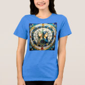 Zodiac - Gemini Die Zwillinge Tri-Blend Shirt (Vorderseite)
