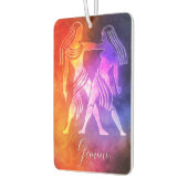 Zodiac: Gemini farbenfrohe Candy Colors Autolufterfrischer (Links)