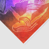 Zodiac: Gemini farbenfrohe Candy Colors Seidenpapier (Ausschnitt)