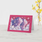 Zodiac Gemini "Happy Birthday" Grüße Karte (Gelbe Blume)