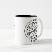 Zodiac GEMINI Horoscope Design Zweifarbige Tasse (VorderseiteRechts)
