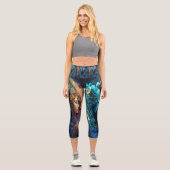 Zodiac Gemini - Hübsche Capris-Leggings Capri Leggings (Vorderseite)