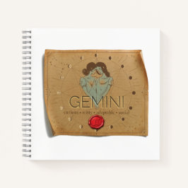 Zodiac - Gemini - Journal Notizblock