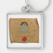 Zodiac - Gemini - Keychain Schlüsselanhänger (Vorne)