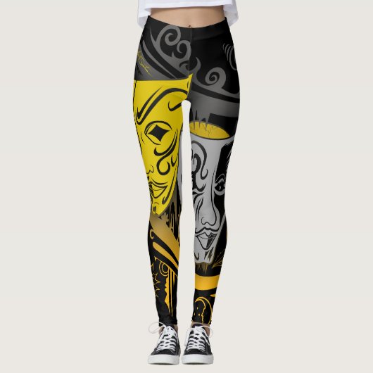 Zodiac - Gemini Leggings (Vorderseite)