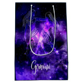 Zodiac : Gemini Mittlere Geschenktüte (Rückseite)