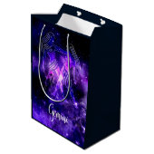 Zodiac : Gemini Mittlere Geschenktüte (Rückseite Schrägansicht)