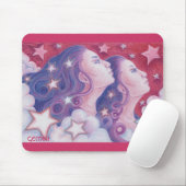 Zodiac Gemini Mousepad (Mit Mouse)