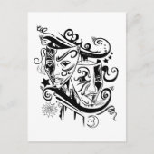 Zodiac - Gemini Postkarte (Vorderseite)