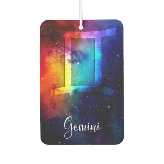Zodiac : Gemini Rainbow Space Autolufterfrischer (Vorderseite)