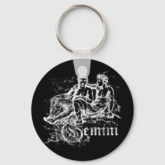 Zodiac Gemini Schlüsselanhänger (Vorderseite)