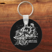 Zodiac Gemini Schlüsselanhänger (Vorderseite)
