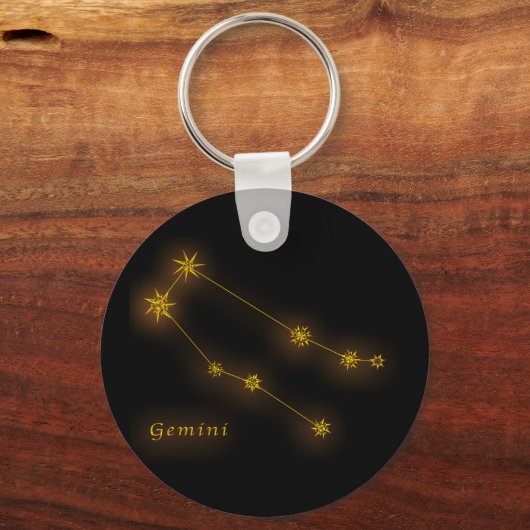 Zodiac - Gemini Schlüsselanhänger (Vorderseite)