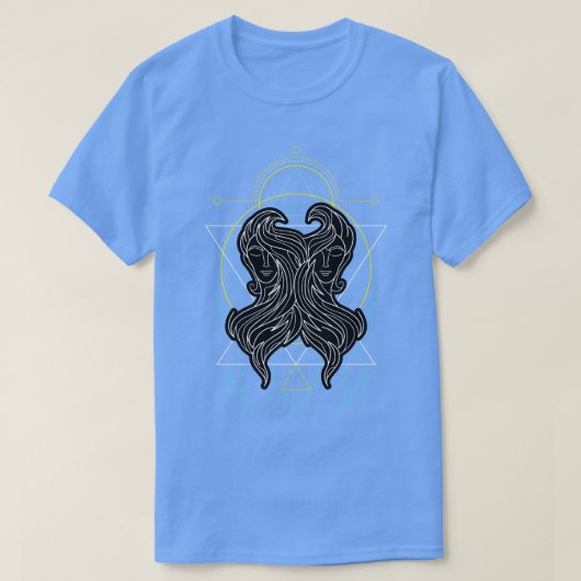 Zodiac Gemini T-Shirt (Design vorne)
