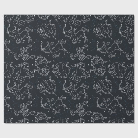 Zodiac Geschenkpapier (Flach)