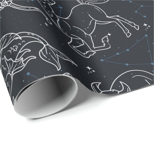 Zodiac Geschenkpapier (Rolleneckpunkt)