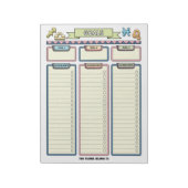 Zodiac Goal Planner Custom Notepad Notizblock (Rotiert)