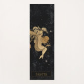Zodiac Goddess | Cosmic Gold Aquarius Astrologie Yogamatte (Vorderseite)