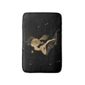 Zodiac Goddess | Cosmic Gold Aries Astrologie Badematte (Vorderseite Vertikal)