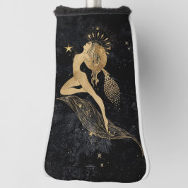 Zodiac Goddess | Cosmic Gold Aries Astrologie Golf Headcover