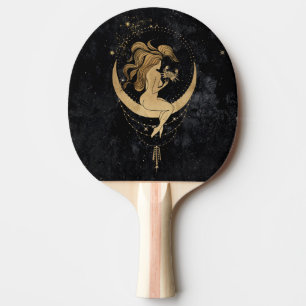 Zodiac Goddess Cosmic Gold Cancer Astrologie Tischtennis Schläger