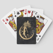 Zodiac Goddess | Cosmic Gold Libra Astrologie Spielkarten (Rückseite)