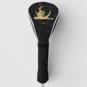Zodiac Goddess Cosmic Gold Sagittarius Astrologi Golf Headcover